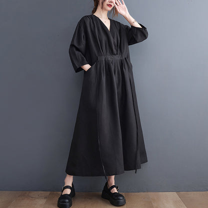 Casual High Waist Summer Long Dresses