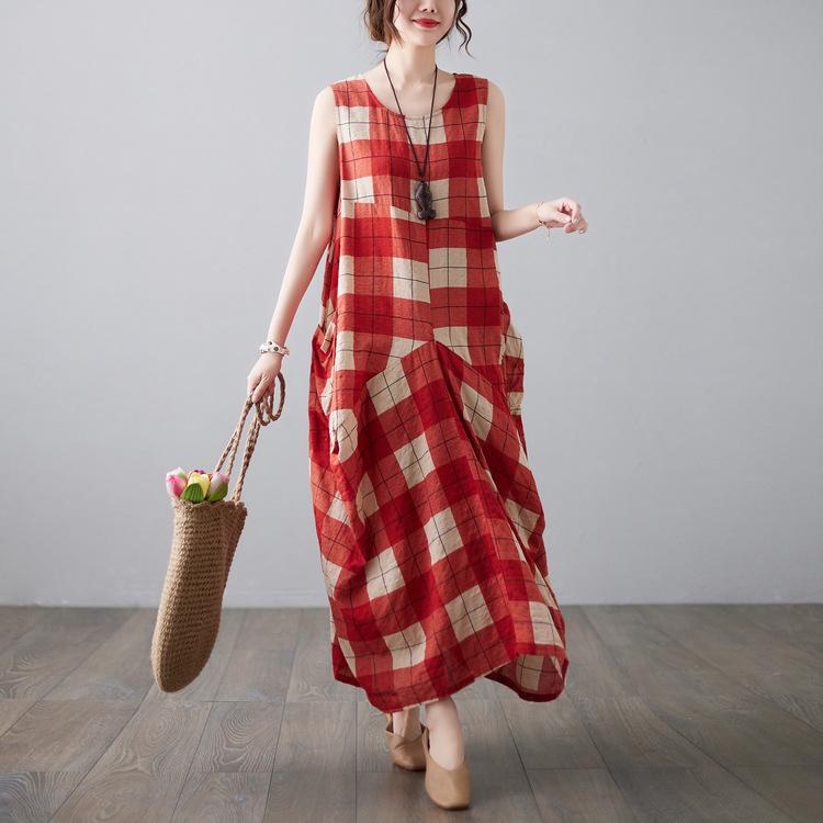 Summer Woemn Irrgular Loose Cozy Dresses-STYLEGOING