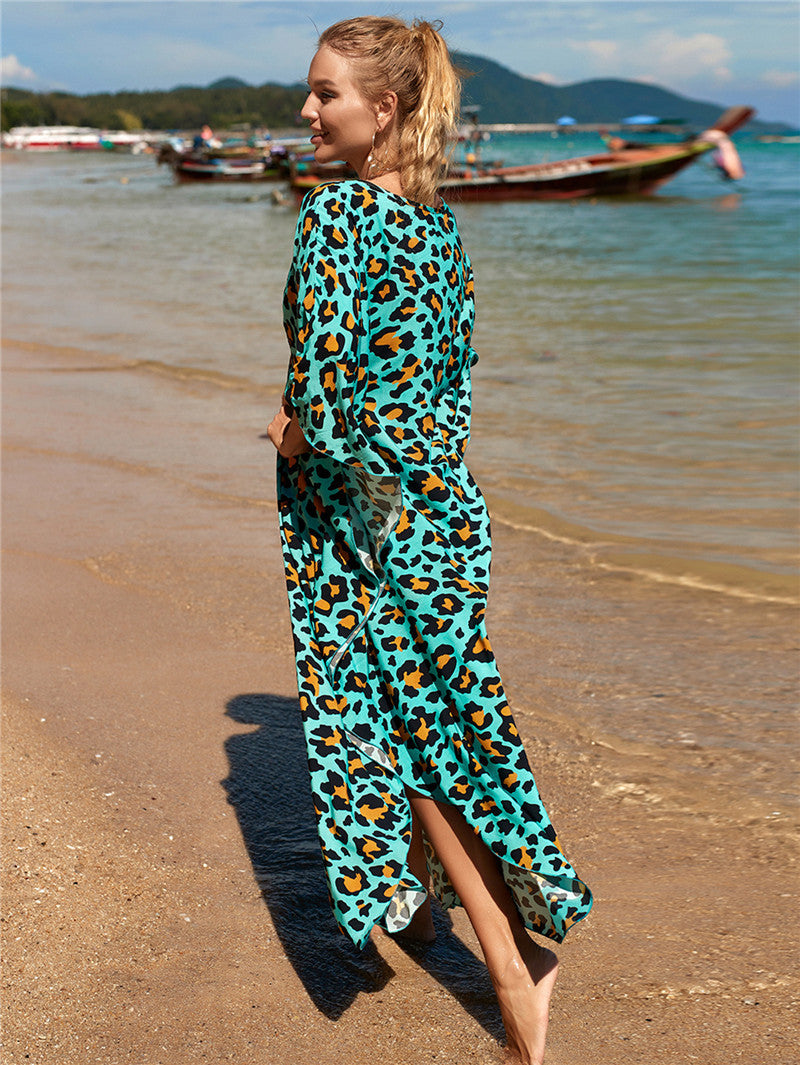 Sexy Deep V Neck Pullover Bikini Cover Ups