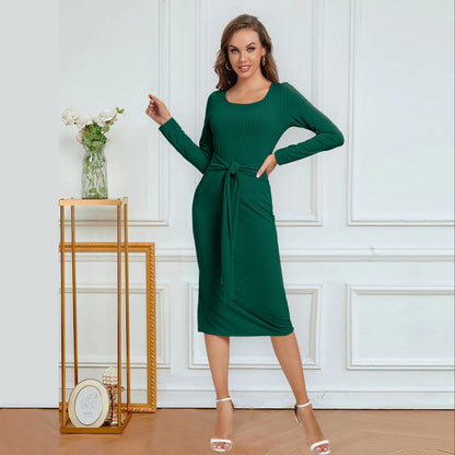 Sexy Long Sleeves Slim Dresses