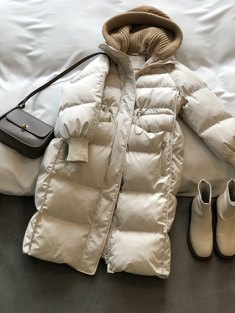 Winter Warm Long Cotton Overcoats for Women