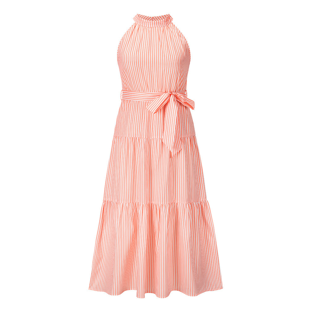 Summer Striped Summer Long Maxi Dresses