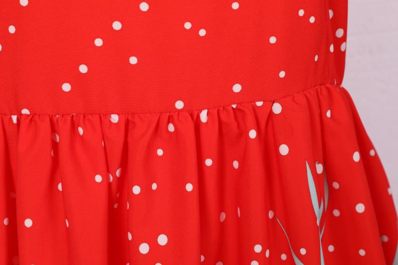 Vintage Short Sleeves Christmas Dresses