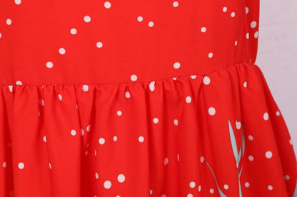 Vintage Short Sleeves Christmas Dresses
