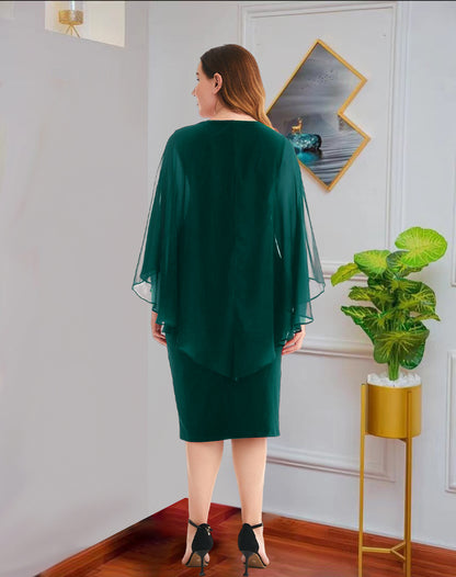 Fashion Chiffon Plus Sizes Dresses