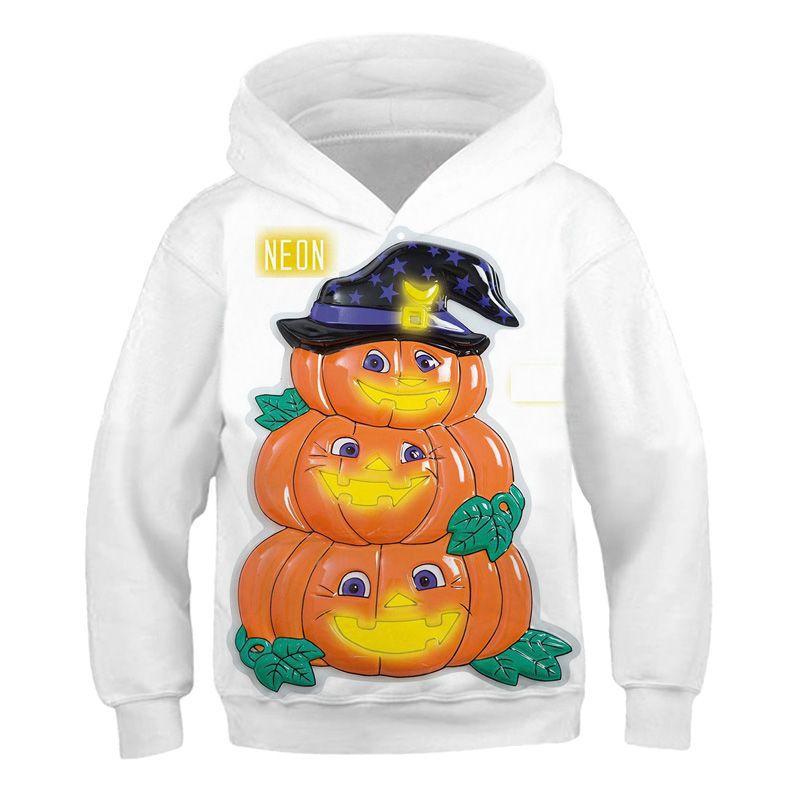 3D Print Halloween Cartoon Cat Hoodies-STYLEGOING