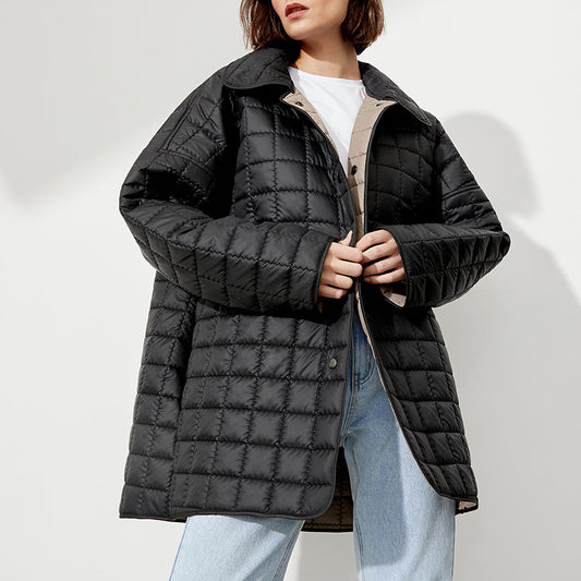 Women Double Sided Long Winter Overcoats