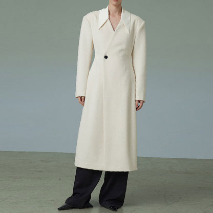 Designed Woolen Long Overcoats for Women