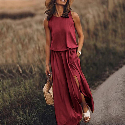 Casual Sleeveless Summer Long Maxi Dresses