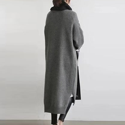 Women Pullover Knitting Long Dresses