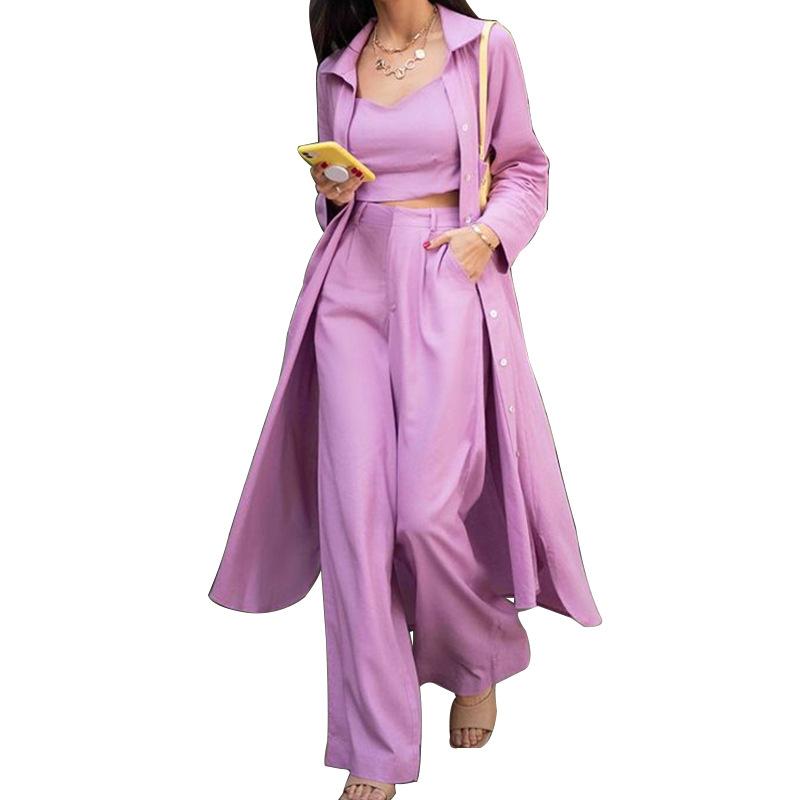 Fall Leisure Women Three Pieces Outfits-STYLEGOING