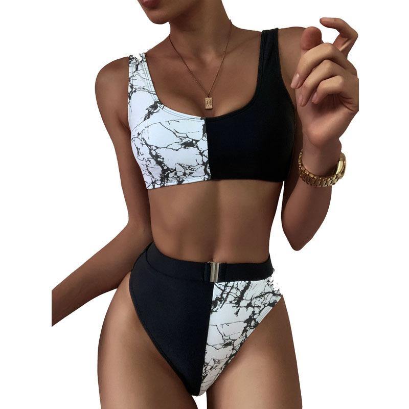 Sexy Arrivla Elastic Tight High Waist Bikini-STYLEGOING