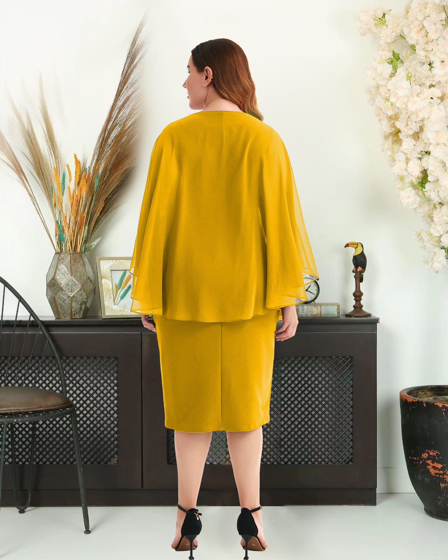 Summer Round Neck Plus Sizes Dresses