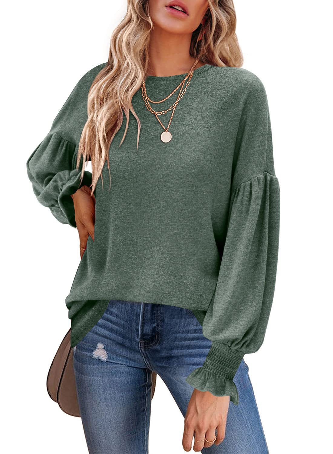 Casual Women Long Sleeves T Shirts