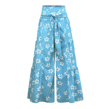 Casual Dyed Trumpet Pants for Women