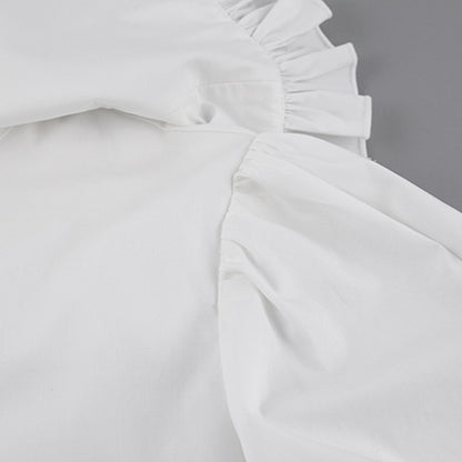 White Princess Women Long Sleeves Shirts