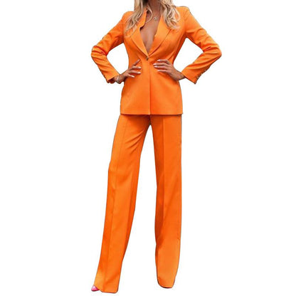 Formal Fashion Office Lady Fall Blazer Sets-STYLEGOING