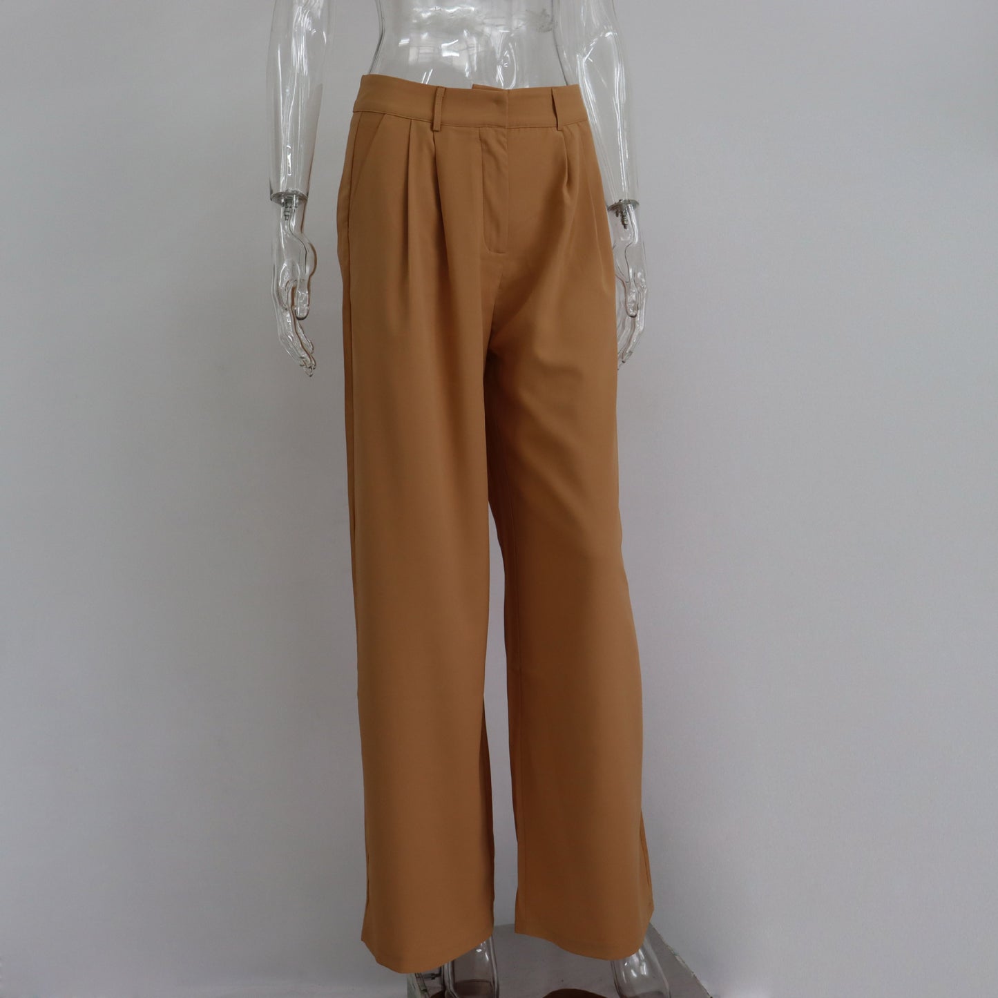 Casual High Waist Women Wide Legs Pants
