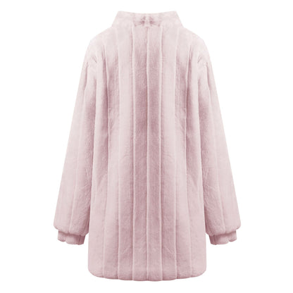 Winter Velvet Artificial Fur Coats for Women