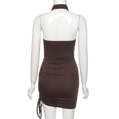 Sexy Halter Backless Summer Bodycon Dresses