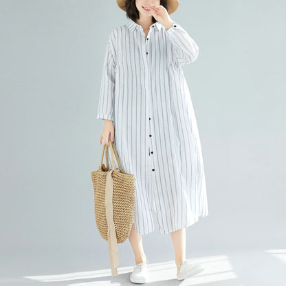 Fashion Linen Plus Sizes Fall Shirts Coats