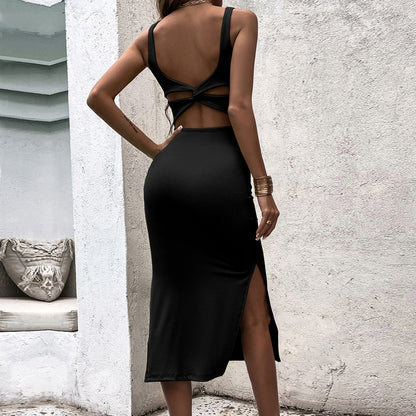 Sexy Backless Design Sheath Dresses