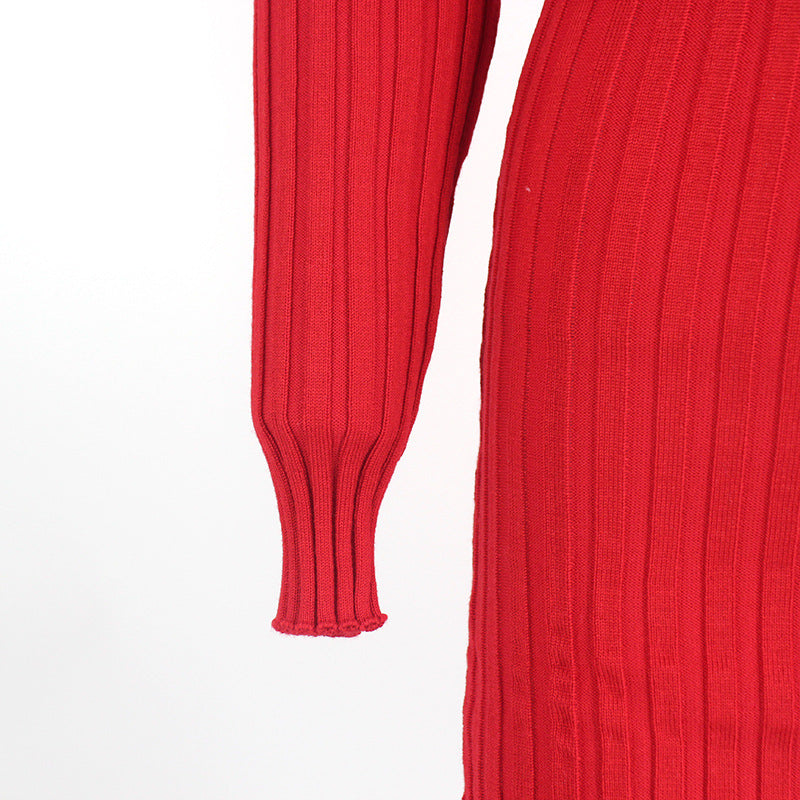 Sexy Off The Shoulder Knitting Dresses for Women