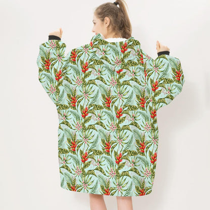 3D Plants and Flowers Cozy Sleeves Blanket-Plant-14-Adult-Free Shipping at meselling99