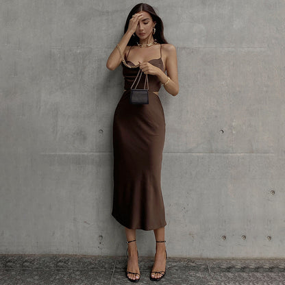 Sexy Backless Bandage Summer Slip Dresses