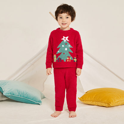 Christmas Tree Design Kids Soft Homewear for Kids