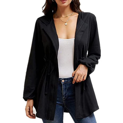 Casual Zipper Slim Waist Women Hoody Coat--Free Shipping at meselling99