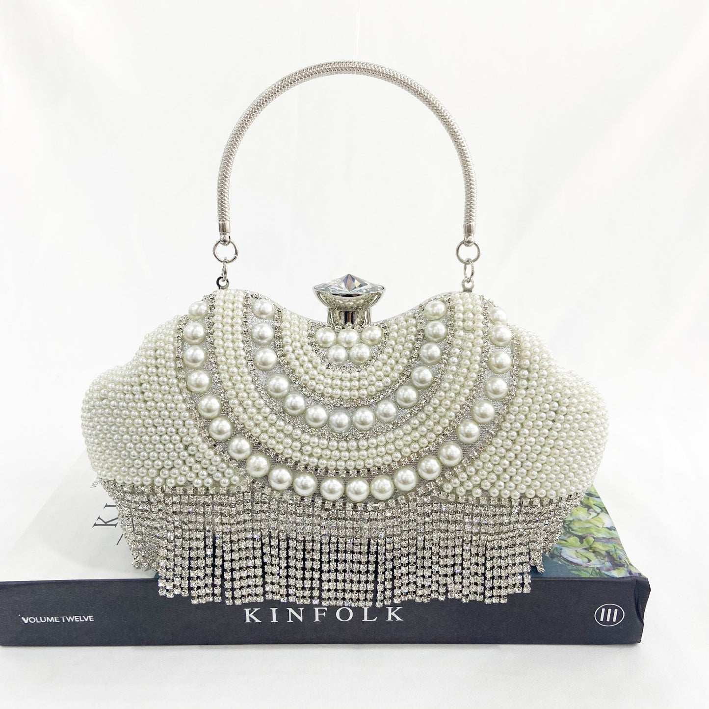 Women Tassels Design Jewelry Wedding Clutch Bags