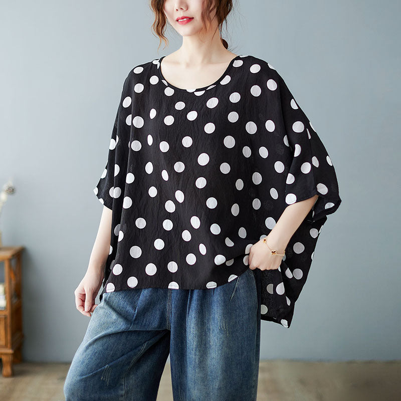 Summer Plus Sizes Short Sleeves Blouses Shirts