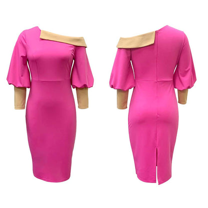 Sexy Office Lady Plus Sizes Dresses