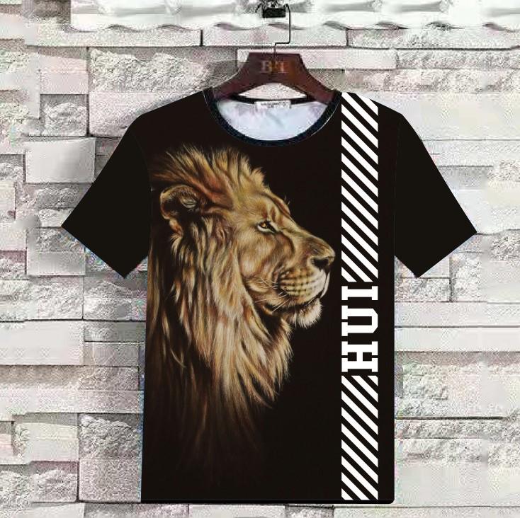Summer 3D Animal Print Men T Shirts-STYLEGOING