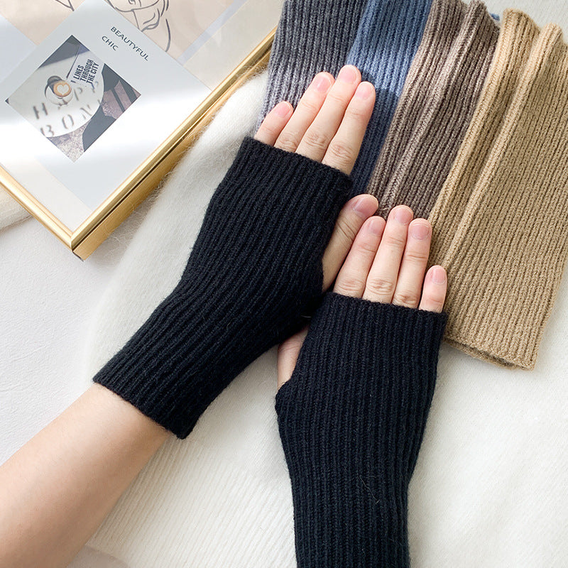 2 pairs/Set Winter Warm Knitted Gloves