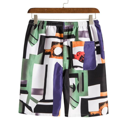 Summer Hawaii Floral Men‘s Beach Sets