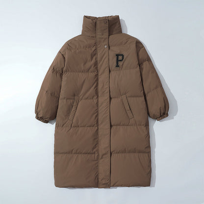 Casual Winter Long Down Overcoats for Women