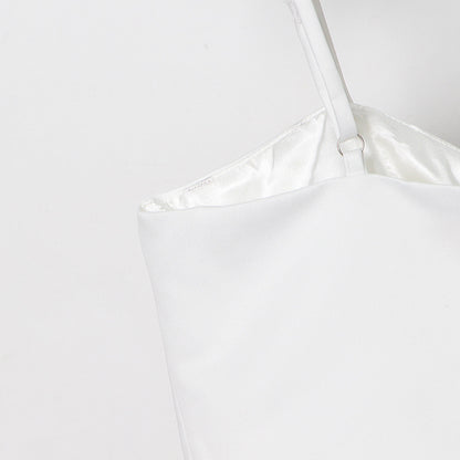 Sexy Lovely Designed Bowknot Midriff Baring Short Tops