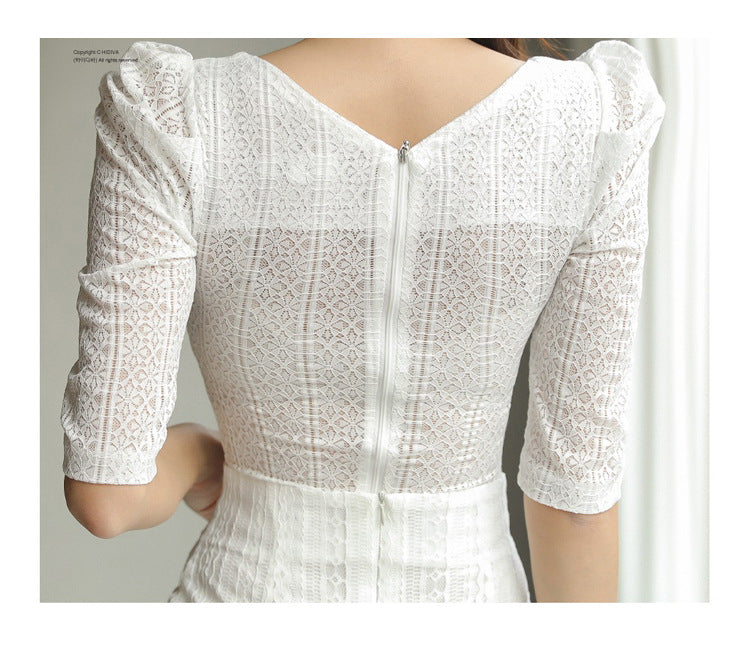 Sexy Square Neckline Tops and High Waist Mermaid Skirts Sets