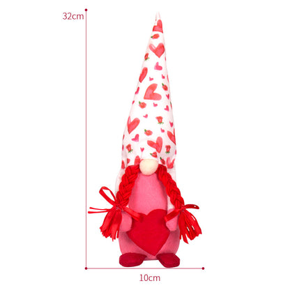 Cute Faceless Doll for Valentine's Day Wedding Day