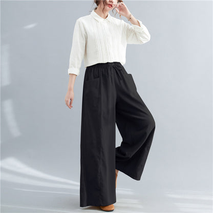 Casual Linen Loose Plus Sizes Women Pants
