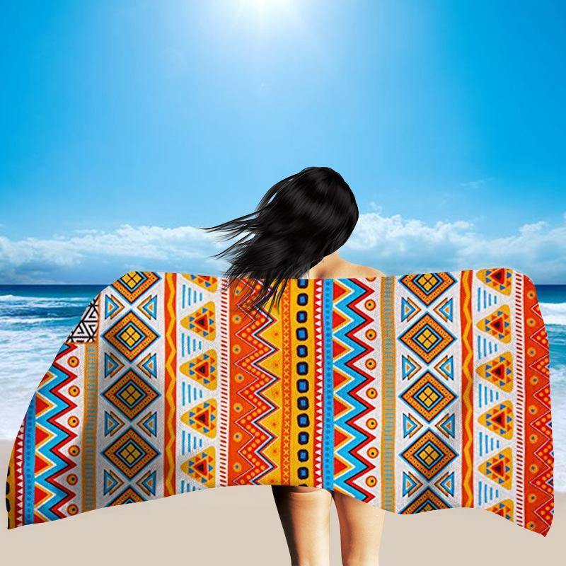 Summer Fast Drying Print Beach Bathing Towel-STYLEGOING