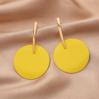 Fashion Geometry Design Women Drop Earrings