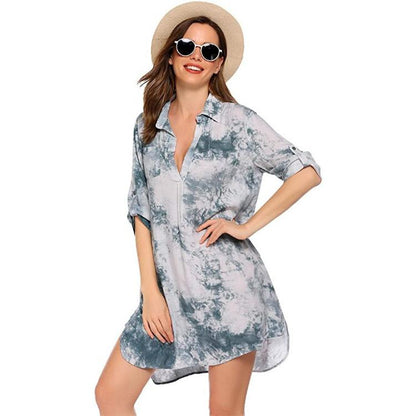 Summer Beach Sun Proof Blouses-STYLEGOING