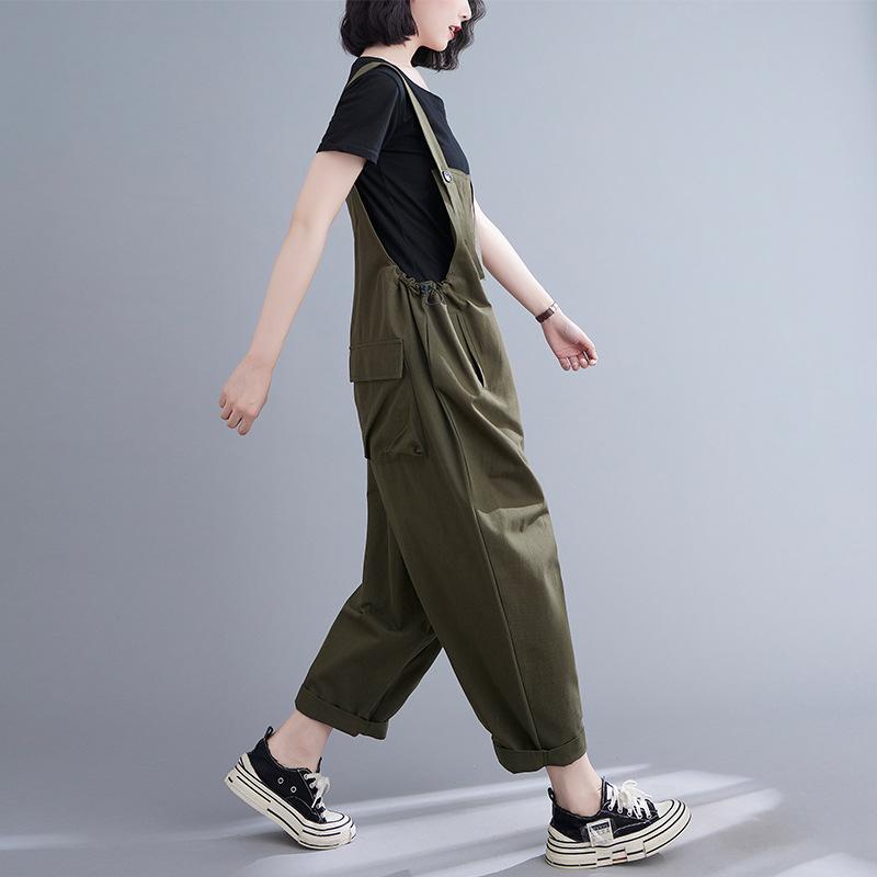 Summer Causl Loose Plus Sizes Jumpsuits-STYLEGOING