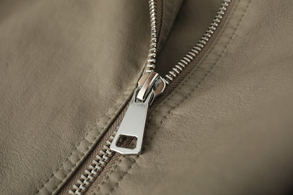 Fashion Motorcycle PU Leather Zipper Jackets