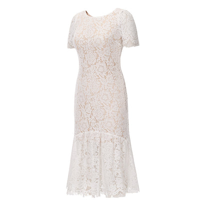 Sexy Backless Elegant Lace Dresses for Women