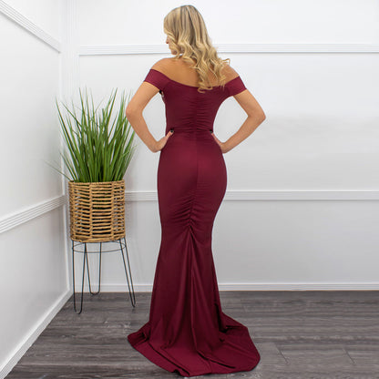 Sexy Backless Slim Women Evening Party Dresses