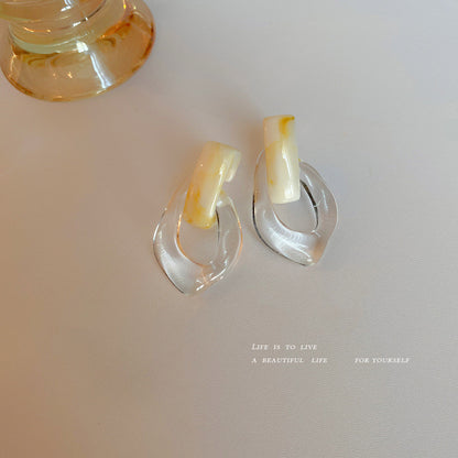 Acrylics Geometry Shaped Vintage Women Earrings